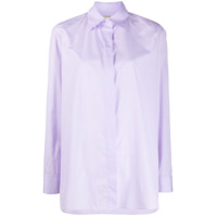 The Row Camisa com fechamento oculto - Roxo