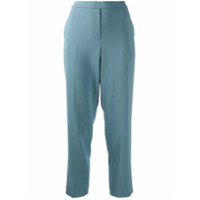 Theory Calça de alfaiataria cropped - Azul