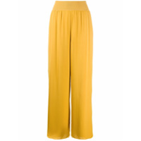 Theory Calça flare - Amarelo