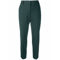 Theory Calça slim cropped - Verde