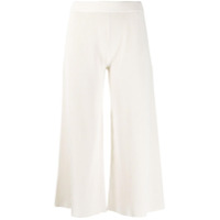 Theory cropped wide-leg trousers - Branco