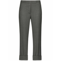 Thom Browne Calça slim cropped - Cinza