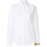 Thom Browne Camisa com aplicação - Branco