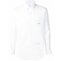 Thom Browne Camisa com bolsos - Branco