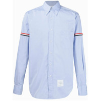 Thom Browne Camisa com contraste - Azul