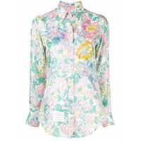 Thom Browne Camisa floral com botões - Rosa