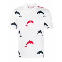 Thom Browne Camisa polo Dolphin - Branco