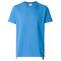 Thom Browne Camiseta com contraste - Azul