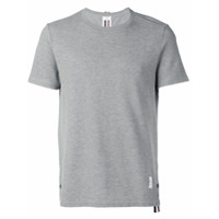 Thom Browne Camiseta com contraste - Cinza