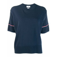 Thom Browne Camiseta decote careca - Azul