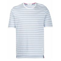 Thom Browne Camiseta listrada - Azul