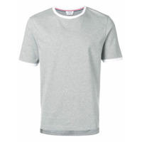 Thom Browne Camiseta Ringer de jersey - Cinza