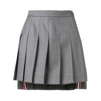 Thom Browne pleated mini skirt - Cinza