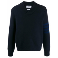 Thom Browne Suéter de tricô - Azul