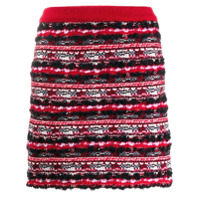 Thom Browne woven mini skirt - Vermelho