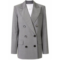 Tibi Blazer com abotoamento duplo - Cinza