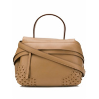 Tod's Bolsa 'Small Wave Gommini' - Marrom