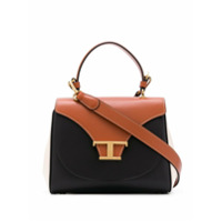 Tod's Bolsa tiracolo com logo - Preto