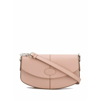 Tod's Bolsa transversal com logo - Rosa