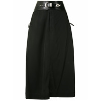 Toga Saia envelope com cinto - Preto