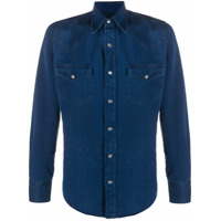 Tom Ford Camisa jeans mangas longas - Azul