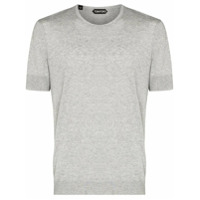 Tom Ford Camiseta decote careca - Cinza