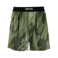Tom Ford camouflage-print boxers - Verde