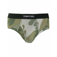 Tom Ford camouflage-print briefs - Verde