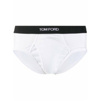 Tom Ford Cueca com logo no cós - Branco