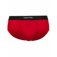 Tom Ford Cueca com logo no cós - Vermelho