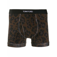 Tom Ford leopard-print boxers - Preto