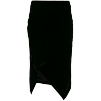 Tom Ford ruched pencil skirt - Preto