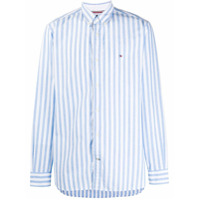 Tommy Hilfiger Camisa com listras - Azul