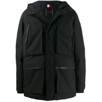 Tommy Hilfiger Parka com capuz - Preto