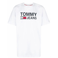 Tommy Jeans Camiseta com logo - Branco