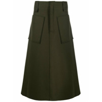 Toogood Saia midi evasê Conductor - Verde