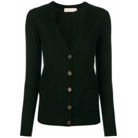 Tory Burch Cardigan decote V - Preto