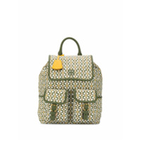 Tory Burch Mochila com estampa - Verde