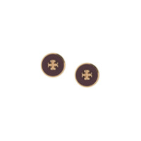 Tory Burch monogram earrings - Vermelho