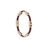 Tory Burch Pulseira monogramada - Vermelho