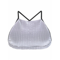 Track & Field Top cropped '3D' - Branco