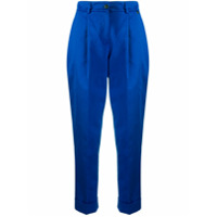 Twin-Set Calça cropped cintura alta - Azul