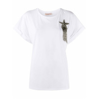 Twin-Set star-embellished T-shirt - Branco