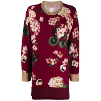 Twin-Set Suéter com estampa floral - Roxo
