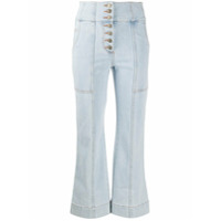 Ulla Johnson Calça jeans reta cropped - Azul