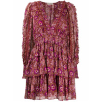 Ulla Johnson Vestido mangas longas - Rosa