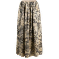Uma Wang all-over print skirt - Cinza