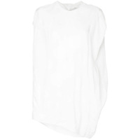 Uma Wang Blusa assimétrica - Branco