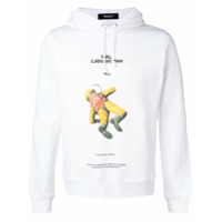 Undercover graphic print hoodie - Branco