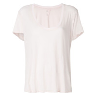 UNRAVEL PROJECT Camiseta decote em U - Rosa